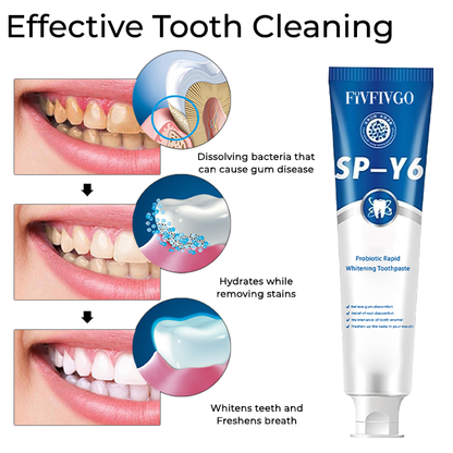 Fivfivgo™ SP-Y6 Probiotische schnell aufhellende Zahnpasta