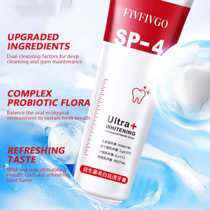 Fivfivgo™ 4TM Probiotische Whitening-Zahnpasta